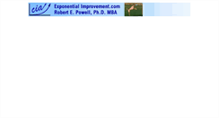 Desktop Screenshot of exponentialimprovement.com